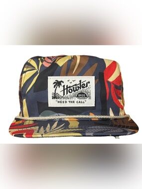 Howler Bros Unstructured Abstract Hawaiian Savannah Snapback Rope Hat New